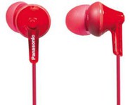 Panasonic слушалки за поставяне в ушите, червени