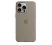 Apple iPhone 15 Pro Max Silicone Case with MagSafe - Clay