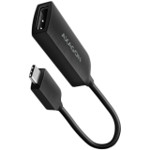 A modern USB-C> DisplayPort active adapter AXAGON RVC-DP for connecting a DisplayPort