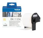 Brother DK-11234 Adhesive Visitor Badge Label Roll– Black on White