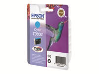 EPSON T0802 ink cartridge cyan standard capacity 7.4ml
