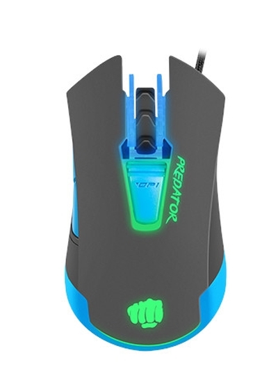Fury-Gaming-mouse,-Predator-4800PDI,-optical-with-software,-Black