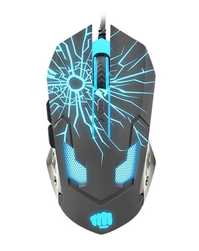 Fury-Gaming-mouse,-Gladiator,-optical-3200DPI,-Illuminated-black