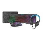 Fury Gaming Combo Set 4in1 Thunderstreak 3.0 Keyboard + Mouse + Headphones + Mousepad, US