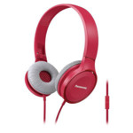 Panasonic олекотени стерео слушалки с наушници, микрофон, розови