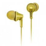 Panasonic слушалки за поставяне в ушите, жълти