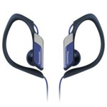 Panasonic спортни слушалки с щипка, IPX2, сини