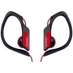 Panasonic спортни слушалки с щипка, IPX2, червени