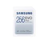 Samsung 256GB SD Card EVO Plus with Adapter, Class10, Transfer Speed up to 130MB/s