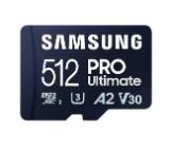 Samsung 512GB micro SD Card PRO Ultimate with Adapter