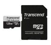 Transcend 128GB microSD w/ adapter U1, High Endurance