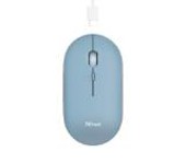 TRUST Puck Wireless& BT Rechargeable Mouse Blue