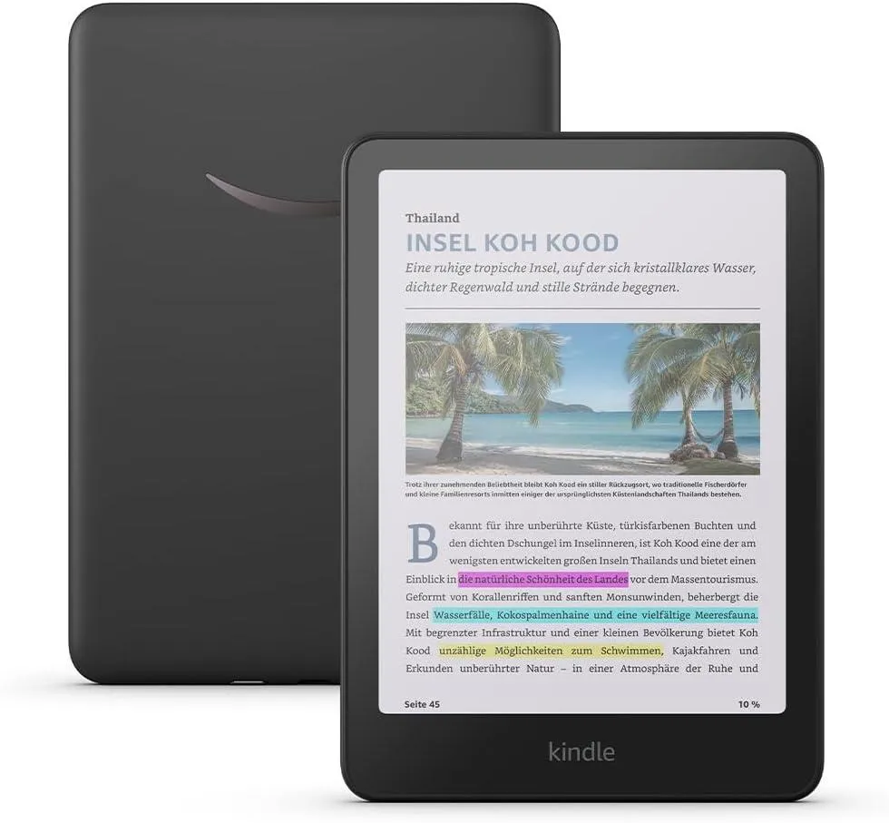 eBook четец Kindle Colorsoft Signature Edition 16GB 2024, Metalilic Black