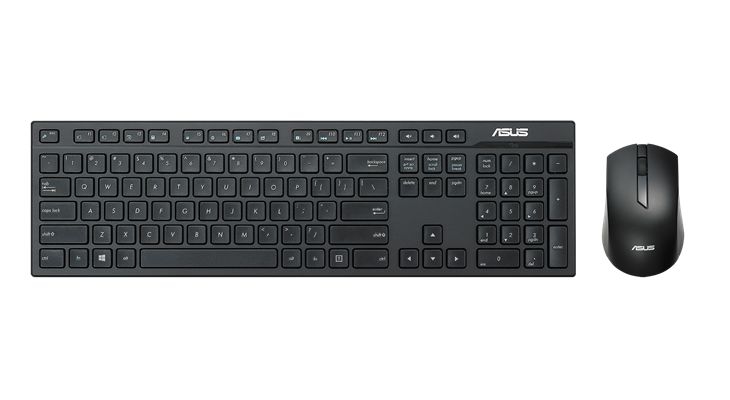 Asus-W2500-WIRELESS-KEYBOARD+MOUSE,-Black