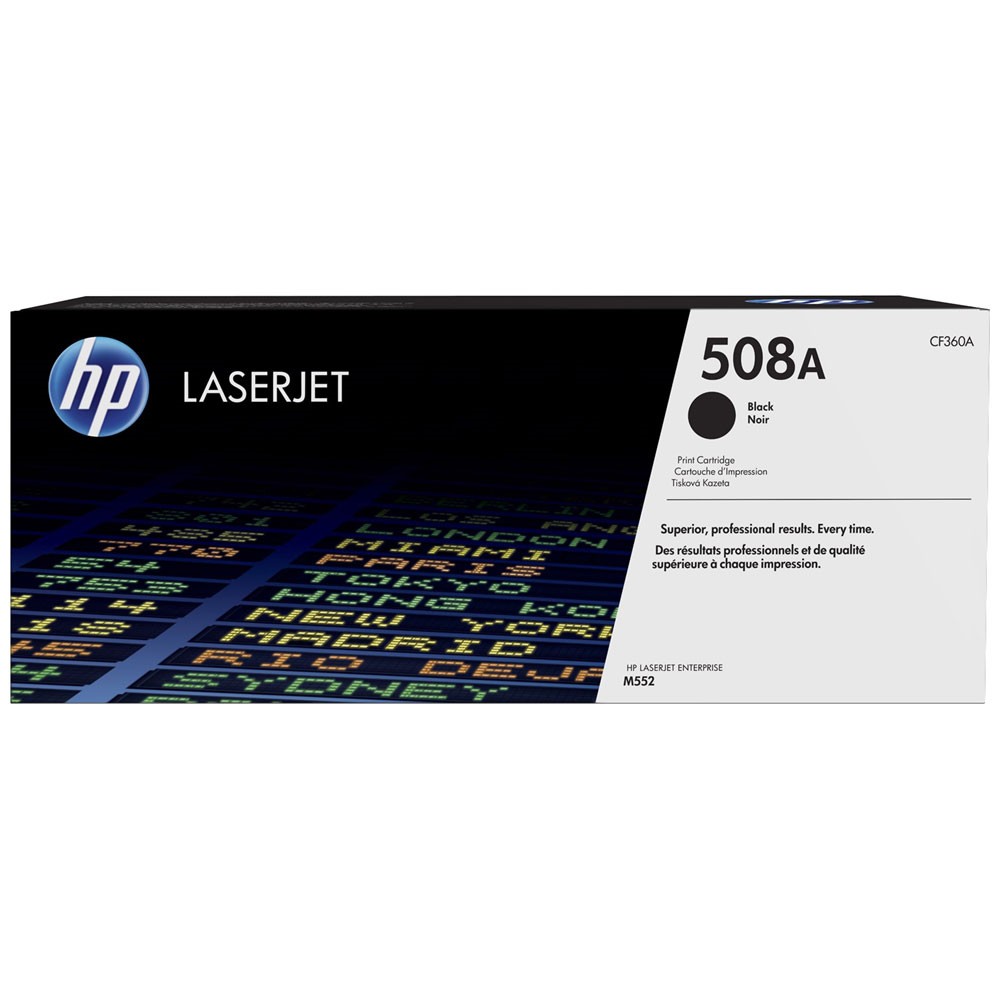 HP 508A Black Original LaserJet Toner Cartridge (CF360A)