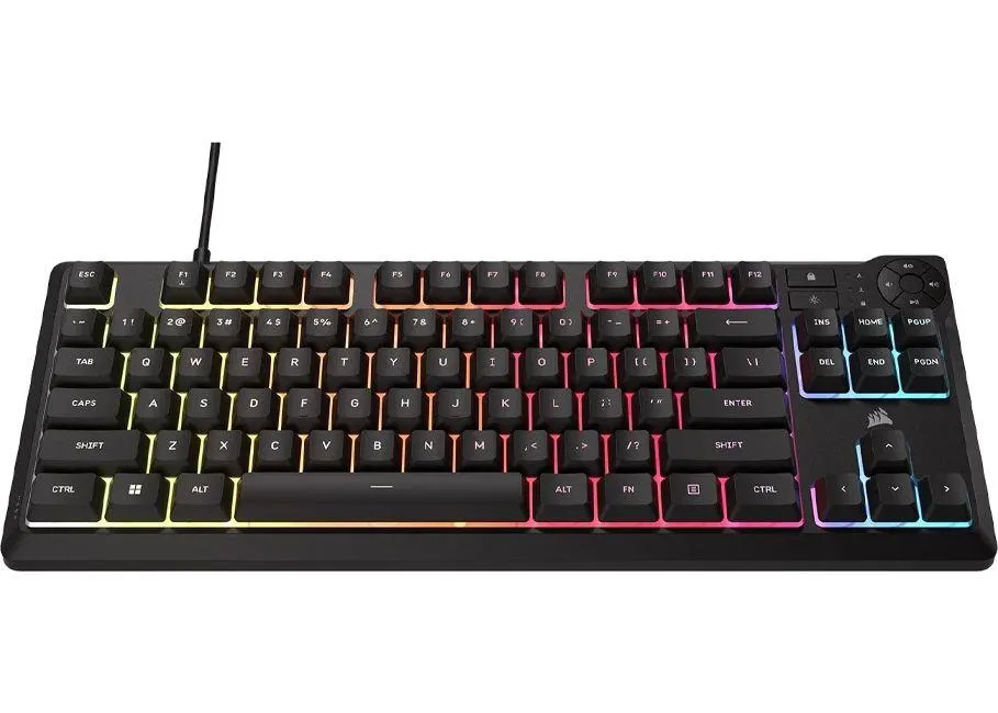 Геймърскa мембранна клавиатура Corsair K55 Core RGB -
