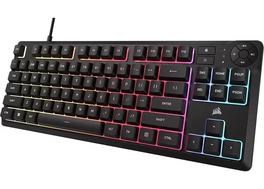 Геймърскa мембранна клавиатура Corsair K55 Core RGB -
