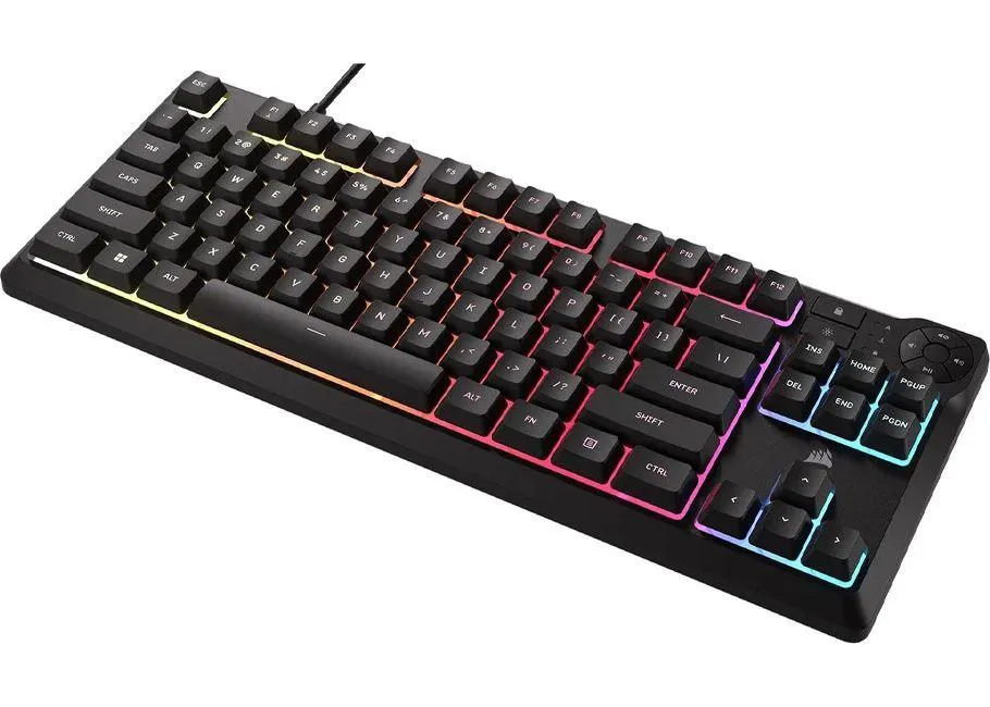 Геймърскa мембранна клавиатура Corsair K55 Core RGB -