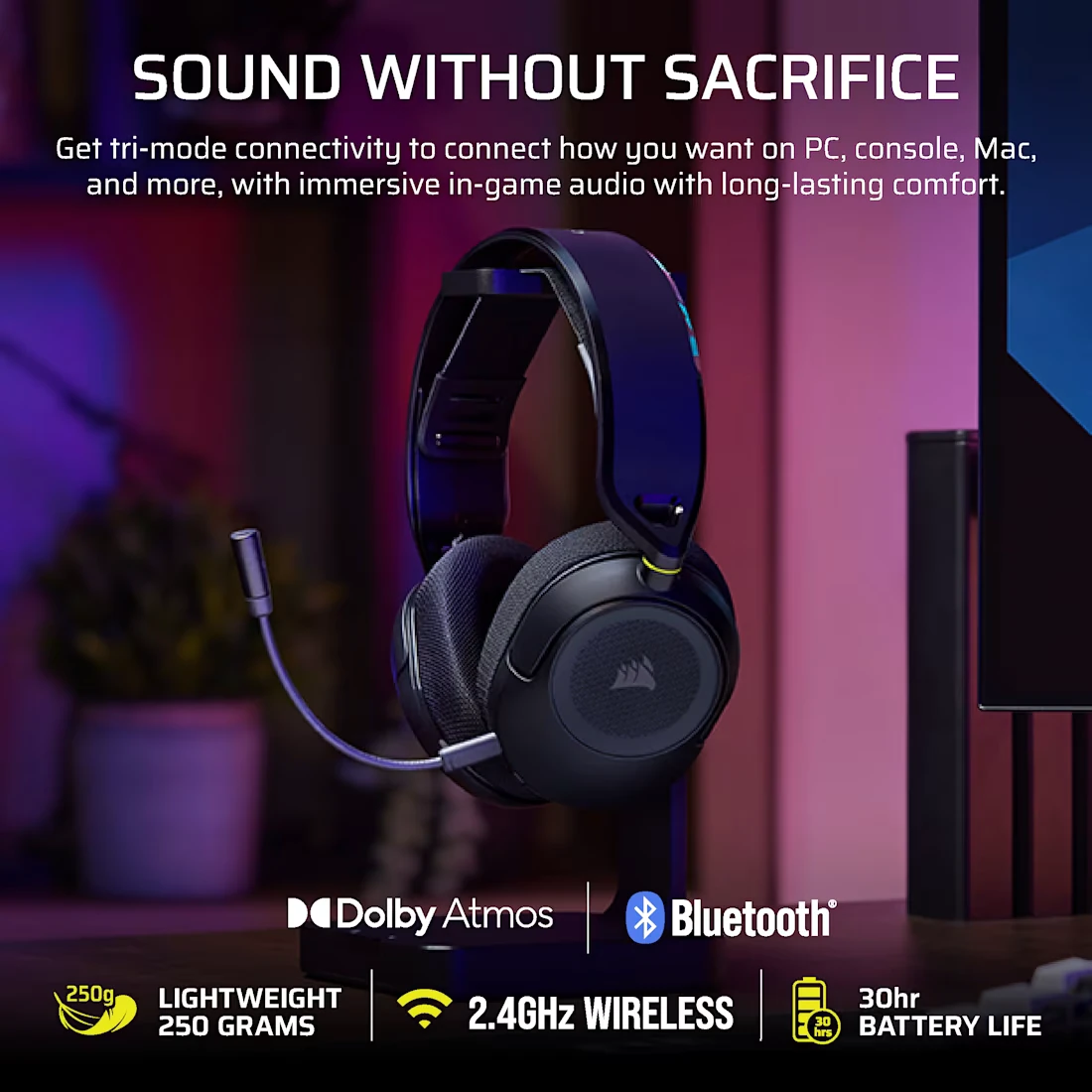 HS35 V3 Black Wireless