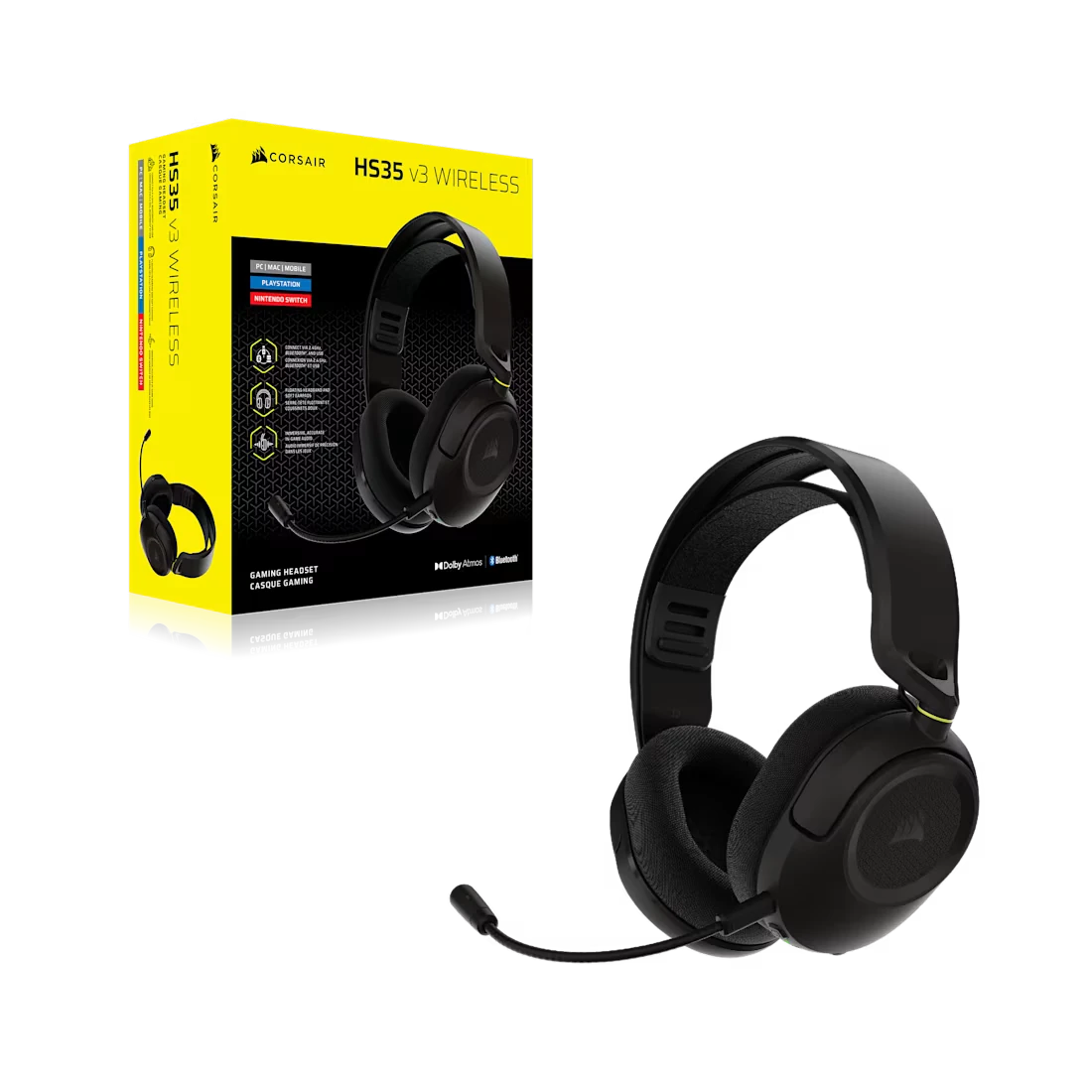 HS35 V3 Black Wireless