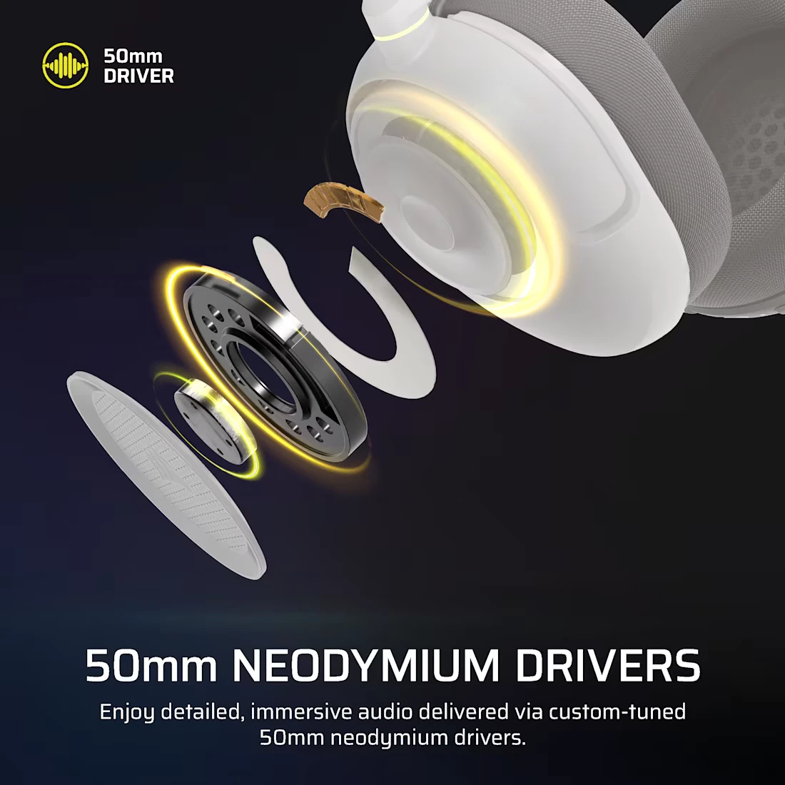 HS35 V3 White Wireless