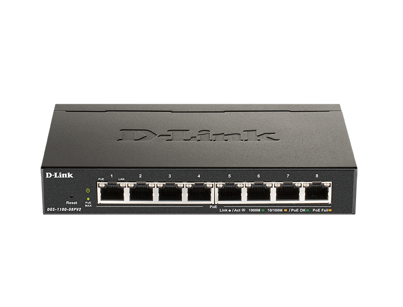 D-Link-8-Port-PoE-Gigabit-Smart-Switch