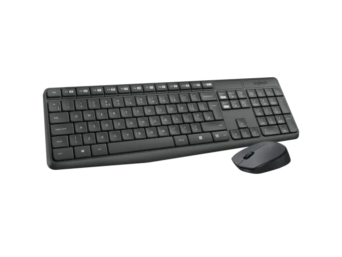 Комплект безжични клавиатура и мишка Logitech MK235 920-007905
