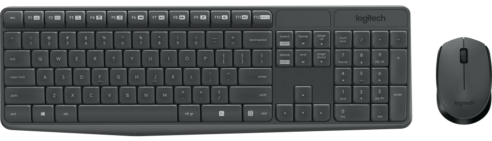 Комплект безжични клавиатура и мишка Logitech MK235 920-007905