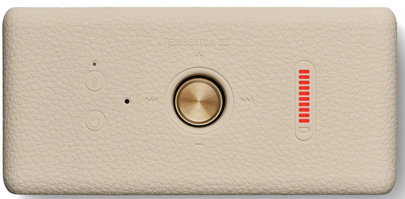 Безжична колонка Marshall Emberton III Cream 1006885 - бежов