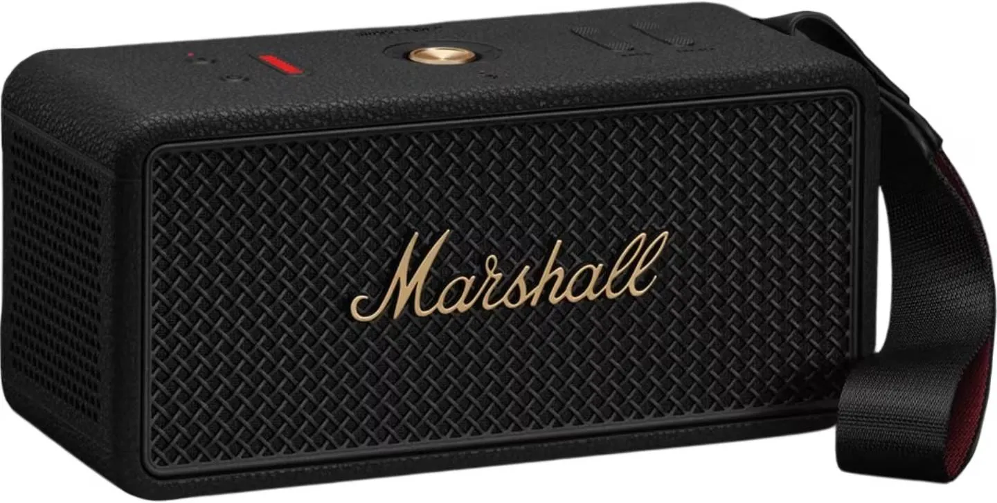 Преносима аудио система Marshall Middleton II Black&Brass 1007428 - черен