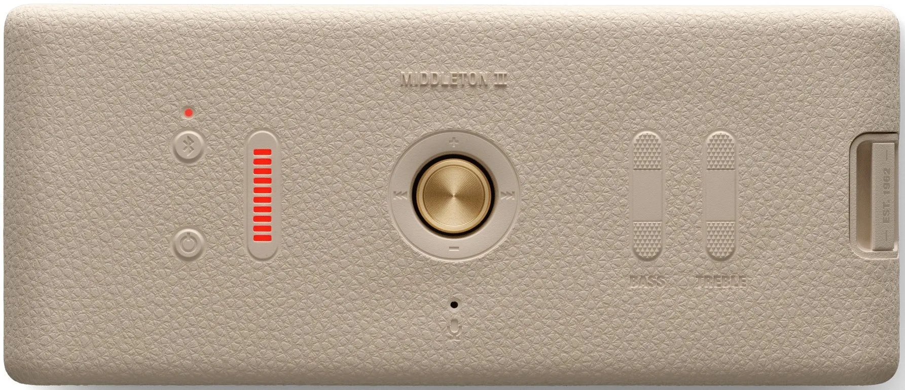 Преносима аудио система Marshall Middleton II Cream 1007429 - бежов