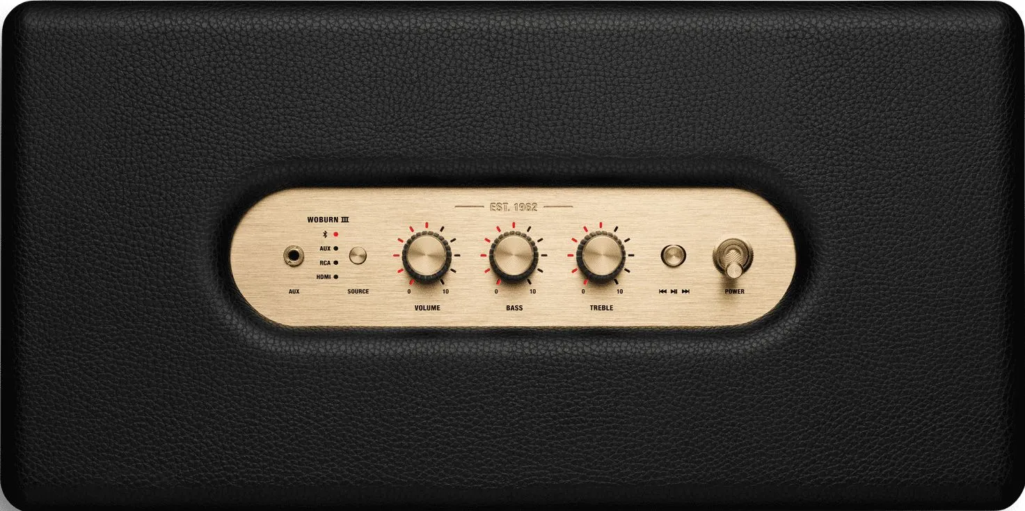 Преносима аудио система Marshall Woburn III Black 1006016 - черна