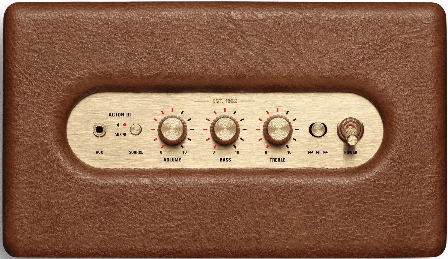 Преносима аудио система Marshall Acton III Brown 1006075 - кафяв