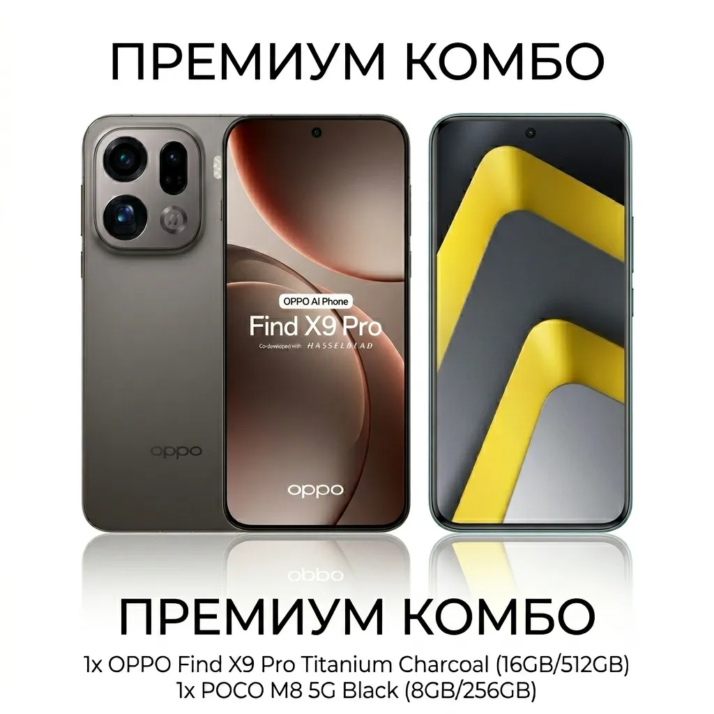 Комбо оферта Oppo Find X9 Pro Titanium
