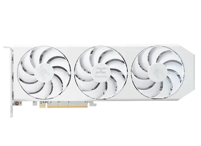 Видеокарта Powercolor AMD Radeon Hellhound RX 9060XT Spectral White