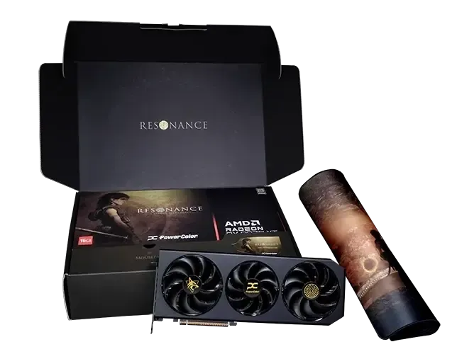 Видео карта PowerColor Radeon RX 9070 XT Hellhound Resonance Edition