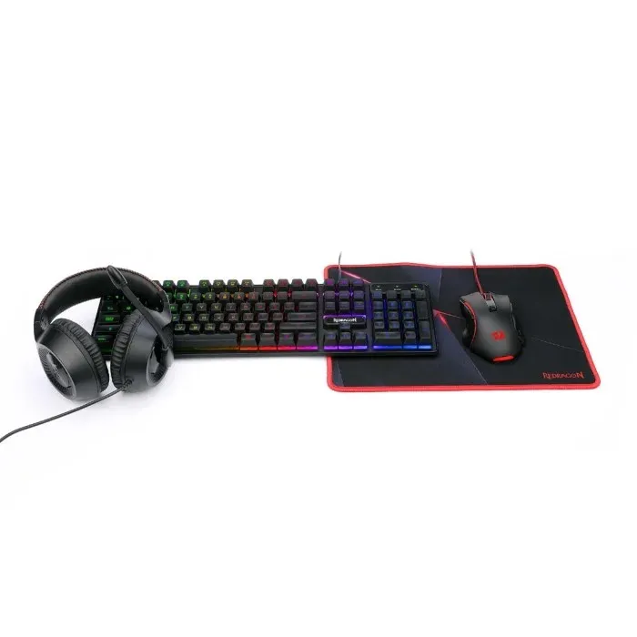 Геймърски комплект Redragon Gaming Combo S137 4 в 1 с RGB подсветка