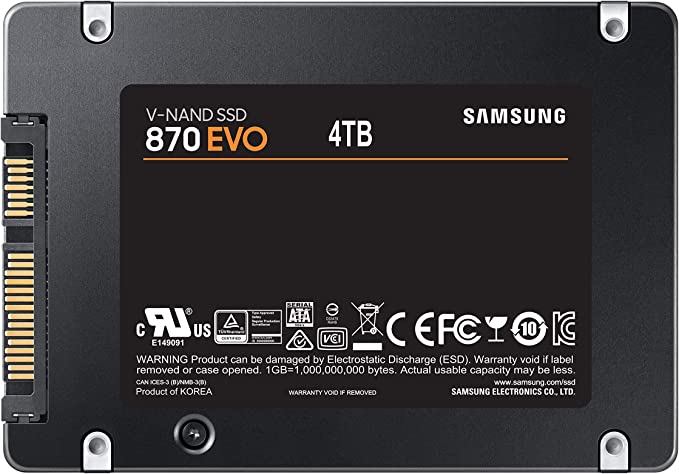SSDдиск Samsung SSD 870 EVO, 2.5' '   MZ-77E4T0B