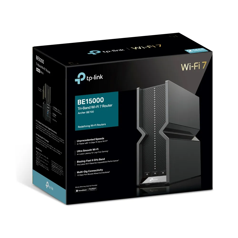 Рутер Wi-Fi 7 TP-Link Archer BE700 BE15000