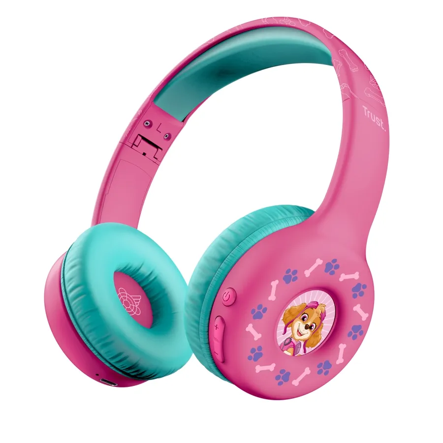 TRUST-Nouna-Wireless-Headphones-Paw-Patrol-Pink TRUST-Nouna-Wireless-Headphones-Paw-Patrol-Pink