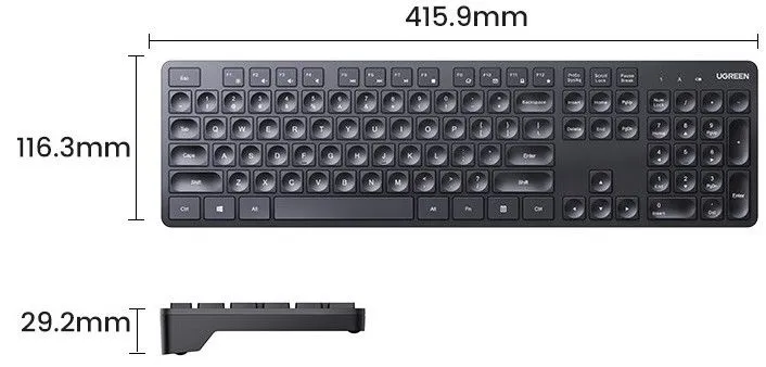 Безжична клавиатура Ugreen KU004