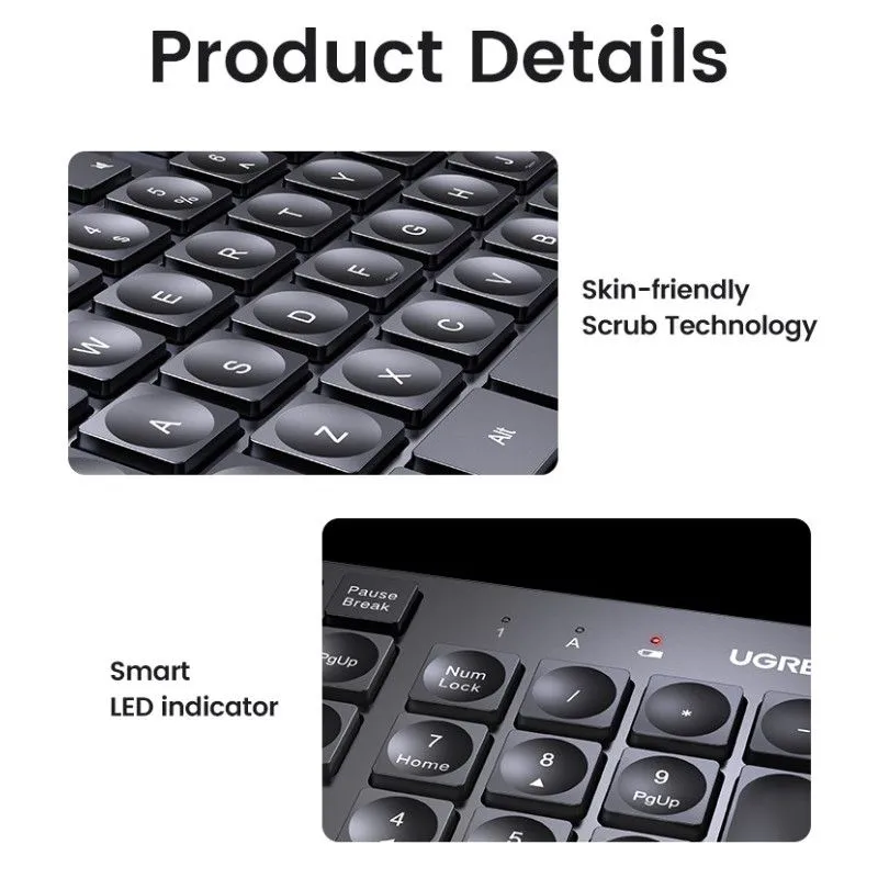 Безжична клавиатура Ugreen KU004