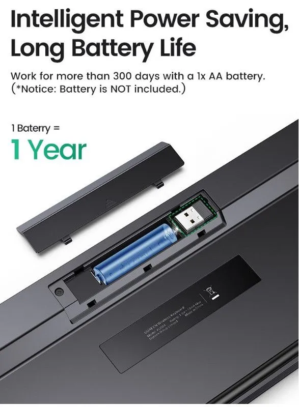 Безжична клавиатура Ugreen KU004