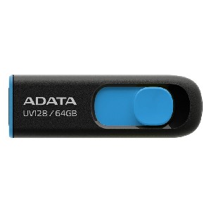 Adata 64GB UV128 USB 3.2 Gen1-Flash Drive Black