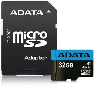 Adata 32GB MicroSDHC UHS-I CLASS10 A1 (1 adapter)