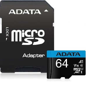 Adata 64GB MicroSDXC UHS-I CLASS10 A1 (1 adapter)