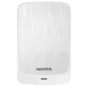 Adata 1TB, HV320, USB 3.2 Gen 1, 2.5" - External Hard Drive White