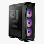 Кутия за настолен компютър Aerocool Aero One Frost с прозрачен панел от закалено стъкло