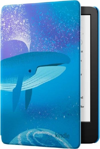 eBook четец Kindle 2022 kids, 6", 16GB, WiFi, Space Whale