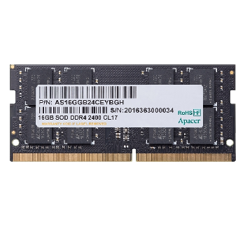 Apacer 16GB Notebook Memory - DDR4 SODIMM 2666MHz, 1024x8